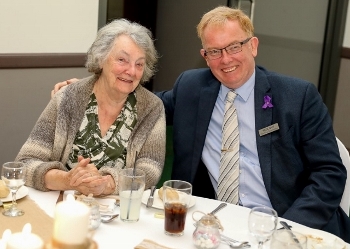 Paul and his Mum at Bowral wedding reception